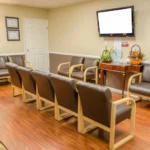 Doctors office waiting room.