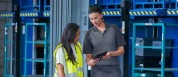 Pest control technician in a commercial setting - Keep pests away from your commercial property with Bug Out in NC