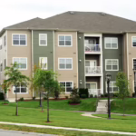 Apartment complex exterior in North Carolina. Find out how pests affect your property management business with these insights from Bug out.